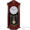 Clockswise Vintage Wood-Looking Plastic Pendulum Wall Clock Silent Wall Mount Battery-Operated, Large Brown QI004145.L.BN - alternate 1